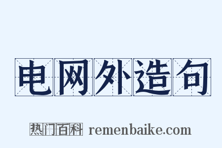 电网外造句是什么意思的图片